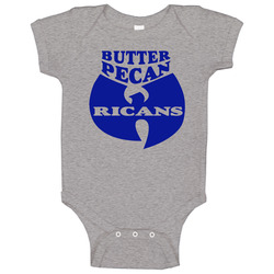 Wutang Butter Pecan Ricans Ice Cream Hip Hop Music Fan Baby One Piece Wutang Butter Pecan Ricans Ice Cream Hip Hop Music Fan Baby One Piece