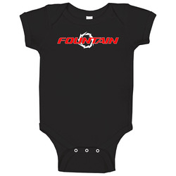 Fountain Power Boats Speed Performance Logo Baby One Piece Fountain Power Boats Speed Performance Logo Baby One Piece