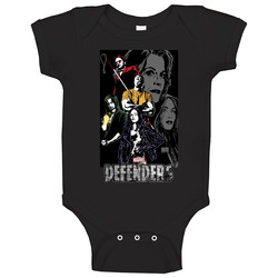 Marvel Studio The Defenders Baby One Piece Marvel Studio The Defenders Baby One Piece