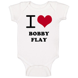 I Heart Bobby Flay Hollywood Walk Of Fame Baby One Piece I Heart Bobby Flay Hollywood Walk Of Fame Baby One Piece
