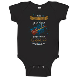Grandpa Guitarist - I'm A Guitarist Grandpa Baby One Piece