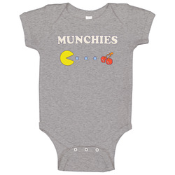 Munchies Pac Man Funny Drillbit Taylor Movie Baby One Piece Munchies Pac Man Funny Drillbit Taylor Movie Baby One Piece