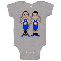 Super Splash Brothers Steph Curry Klay Thompson All Star Golden State Baby One Piece Super Splash Brothers Steph Curry Klay Thompson All Star Golden State Baby One Piece