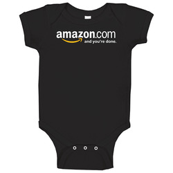 Amazon Logo Amazon.com Baby One Piece Amazon Logo Amazon.com Baby One Piece