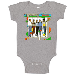 New Edition Candy Girl Retro 80s Baby One Piece New Edition Candy Girl Retro 80s Baby One Piece