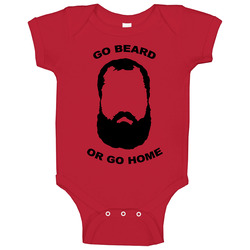 Johnny Hendricks Go Beard Or Go Home Mma Baby One Piece Johnny Hendricks Go Beard Or Go Home Mma Baby One Piece