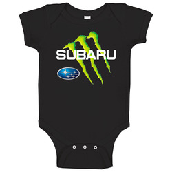 Subaru Me Black Baby One Piece Subaru Me Black Baby One Piece