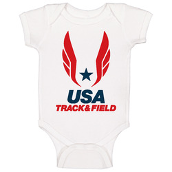 Usa Track And Field America Baby One Piece Usa Track And Field America Baby One Piece