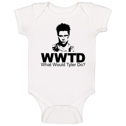What Would Tyler Do Fight Club Baby One Piece What Would Tyler Do Fight Club Baby One Piece