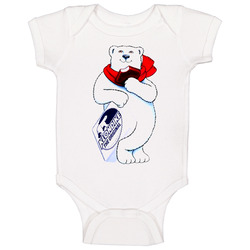Klondike Bar Bear Mascot Baby One Piece Klondike Bar Bear Mascot Baby One Piece