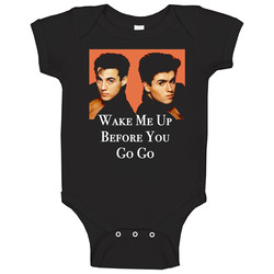 Wham! Go Go 80s Baby One Piece Wham! Go Go 80s Baby One Piece