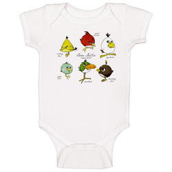 Angry Birds Video Game Baby One Piece Angry Birds Video Game Baby One Piece