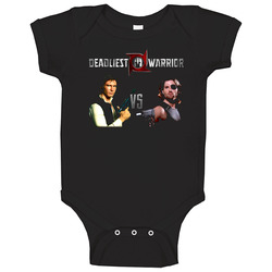 Han Solo Vs Snake Plissken Baby One Piece Han Solo Vs Snake Plissken Baby One Piece