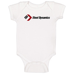 Steel Dynamics Inc Nasdaq Company Logo Employee Fan Baby One Piece Steel Dynamics Inc Nasdaq Company Logo Employee Fan Baby One Piece