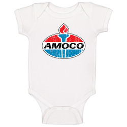 Amoco Automobile Car Parts Cool Brand Logo Emblem Baby One Piece Amoco Automobile Car Parts Cool Brand Logo Emblem Baby One Piece