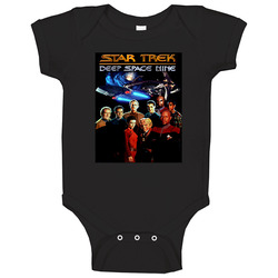 Star Trek Deep Space Nine Cast Vintage Space Trek Fan Unisex Baby One Piece Star Trek Deep Space Nine Cast Vintage Space Trek Fan Unisex Baby One Piece
