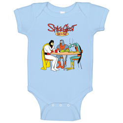 Space Ghost Meeting Table Baby One Piece Space Ghost Meeting Table Baby One Piece