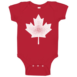 Vintage Maple Leaf Tee Baby One Piece Vintage Maple Leaf Tee Baby One Piece