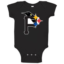 Pittsburgh Pennsylvania Pro Sports Teams Logo Mashup City Pride Fan Baby One Piece Pittsburgh Pennsylvania Pro Sports Teams Logo Mashup City Pride Fan Baby One Piece