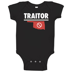 Texas Tech Baker Mayfield Traitor College Football Sports Baby One Piece