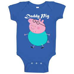 Daddy Pig Tee Baby One Piece