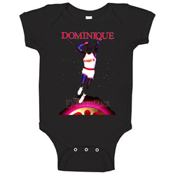 Retro 1980s Dominique Wilkins The Highlight Zone Baby One Piece Retro 1980s Dominique Wilkins The Highlight Zone Baby One Piece