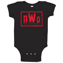 New World Order Nwo Wrestling Wolfpack Baby One Piece New World Order Nwo Wrestling Wolfpack Baby One Piece