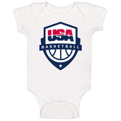 Usa Basketball Logo Baby One Piece Usa Basketball Logo Baby One Piece