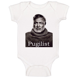 Ernest Hemingway Vintage Boxing Baby One Piece Ernest Hemingway Vintage Boxing Baby One Piece