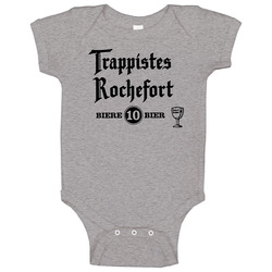 Rochefort Trappistes 10 Belgium Beer Lager Baby One Piece Rochefort Trappistes 10 Belgium Beer Lager Baby One Piece