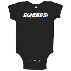 John Jones Gi Joe Parody Baby One Piece John Jones Gi Joe Parody Baby One Piece