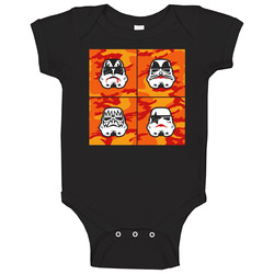 Kiss Stormtroopers Baby One Piece Kiss Stormtroopers Baby One Piece
