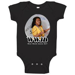 Wwjd What Would Janine Do Abbott Elementary Baby One Piece Wwjd What Would Janine Do Abbott Elementary Baby One Piece