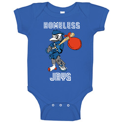 Homeless Jays Toronto Baseball Blue Baby One Piece Homeless Jays Toronto Baseball Blue Baby One Piece