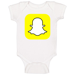 Social Media Photo Logo Baby One Piece Social Media Photo Logo Baby One Piece