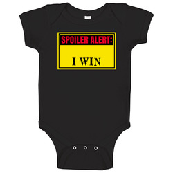 I Win Tee Baby One Piece I Win Tee Baby One Piece