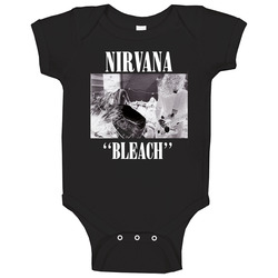 Hot Item 1989 Nirvana Bleach Album Baby One Piece Hot Item 1989 Nirvana Bleach Album Baby One Piece