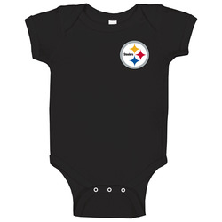Pittsburgh Steelers Small Emblem Baby One Piece
