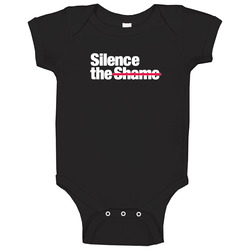 Silence The Shame Campaign Baby One Piece Silence The Shame Campaign Baby One Piece