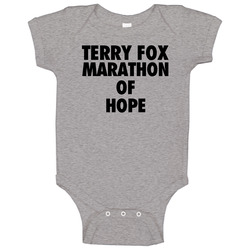 Terry Fox Marathon Of Hope Marathon Baby One Piece Terry Fox Marathon Of Hope Marathon Baby One Piece