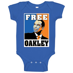 Free Oakley New York Basketball Charles Oakley Baby One Piece Free Oakley New York Basketball Charles Oakley Baby One Piece