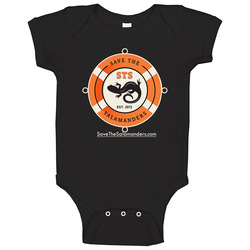 New Logo Black Baby One Piece New Logo Black Baby One Piece