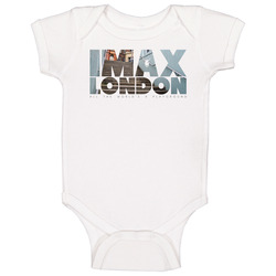 Imax On White Baby One Piece Imax On White Baby One Piece