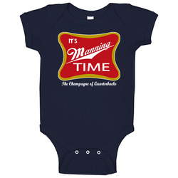 Peyton Manning Its Manning Time Denver Football Baby One Piece