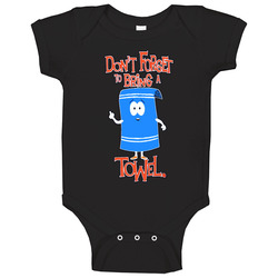 Towelie Funny Cool South Park Baby One Piece Towelie Funny Cool South Park Baby One Piece