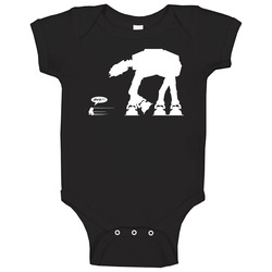Run R2 Run Funny Star Wars Baby One Piece Run R2 Run Funny Star Wars Baby One Piece