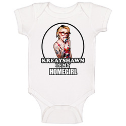 Kreayshawn Is My Homegirl Hip Hop Baby One Piece Kreayshawn Is My Homegirl Hip Hop Baby One Piece