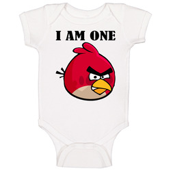 Angry Birds Video Game I Am One Angry Bird Baby One Piece Angry Birds Video Game I Am One Angry Bird Baby One Piece