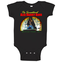 Alex Harvey Band Sensational British Tour 76 Sahb Vambo Baby One Piece Alex Harvey Band Sensational British Tour 76 Sahb Vambo Baby One Piece