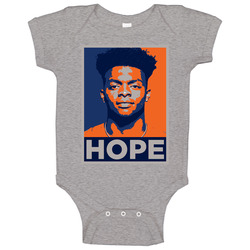 Justin Fields Football Hope Style Baby One Piece